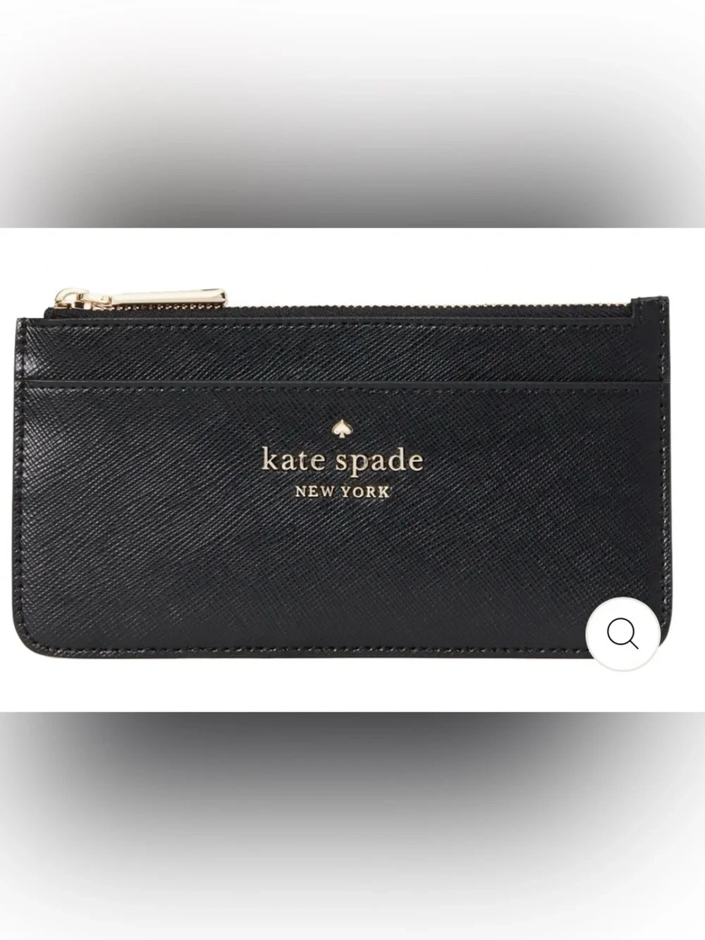 Kate Spade Staci Large Slim Card Holder in Black